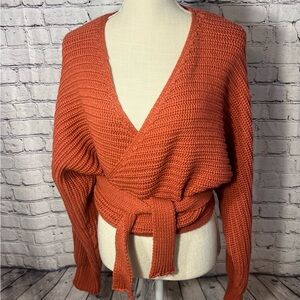 HYFVE Women's Orange Sweater